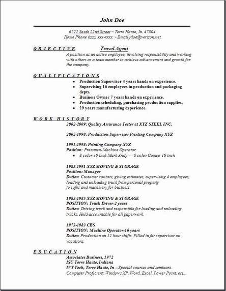 Travel Agent Resume Occupational examples samples Free Edit With Word