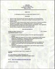 Agriculture Forestry Fishing Resume3